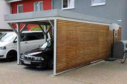 Holz Carport, Holzverkleidung in Osnabrück - zwo ARCHITEKTEN schulte & schmied